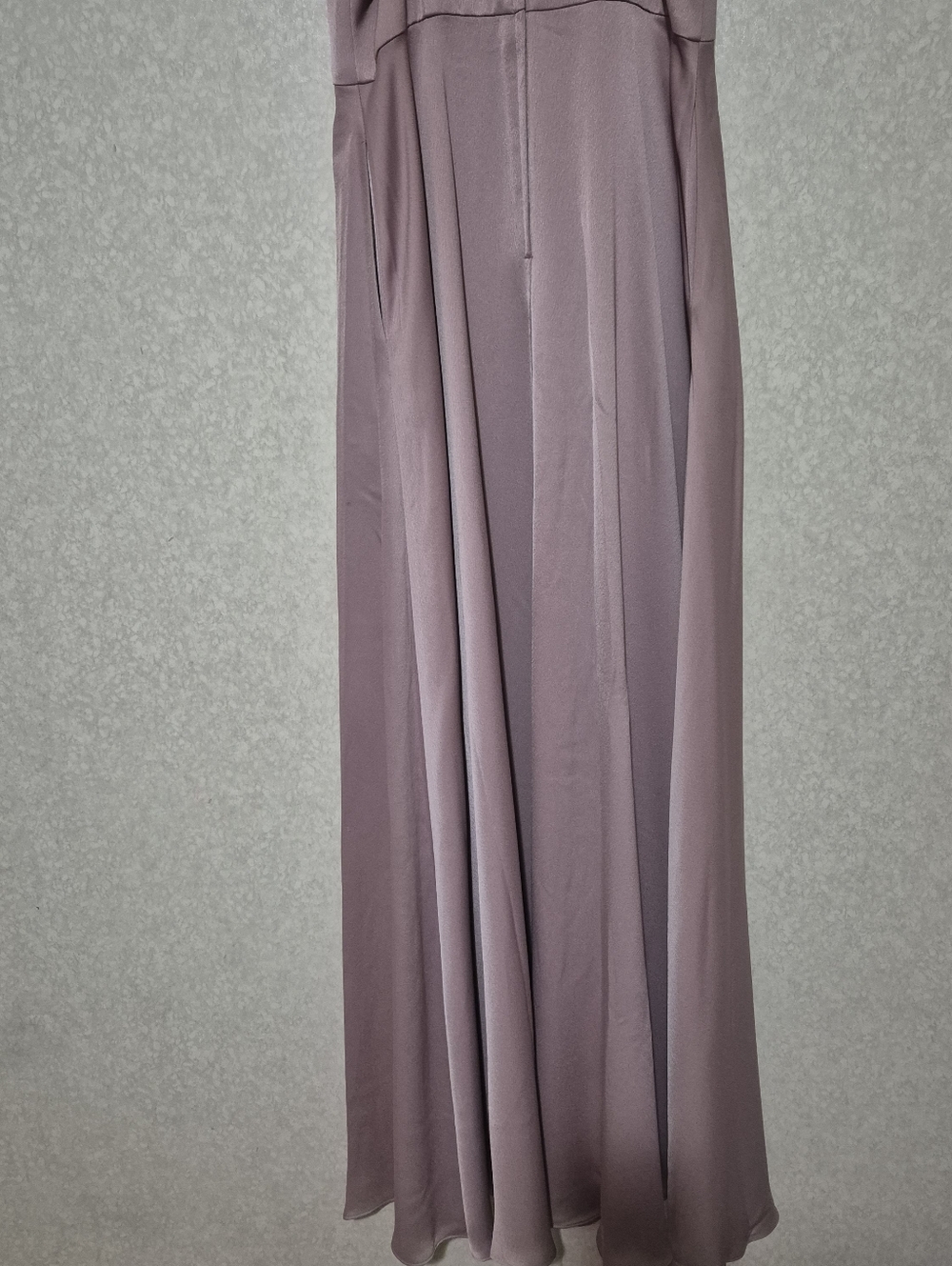 NWT David's Bridal Quartz Scoop Neck Spag Slip-Style Maxi Dress..Size:6 - Picture 8 of 14